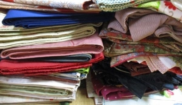 処分された古布類