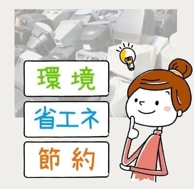 不用品の買取りについて説明するイラスト