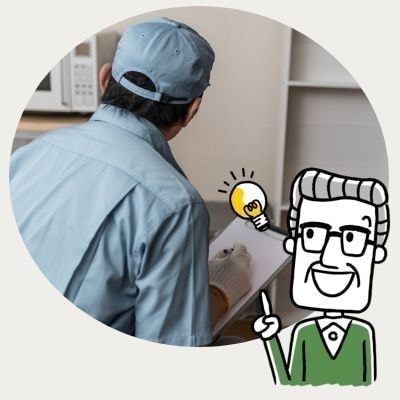 特殊清掃・遺品整理の見積書を提示