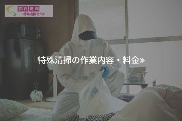特殊清掃の作業内容・料金へリンク